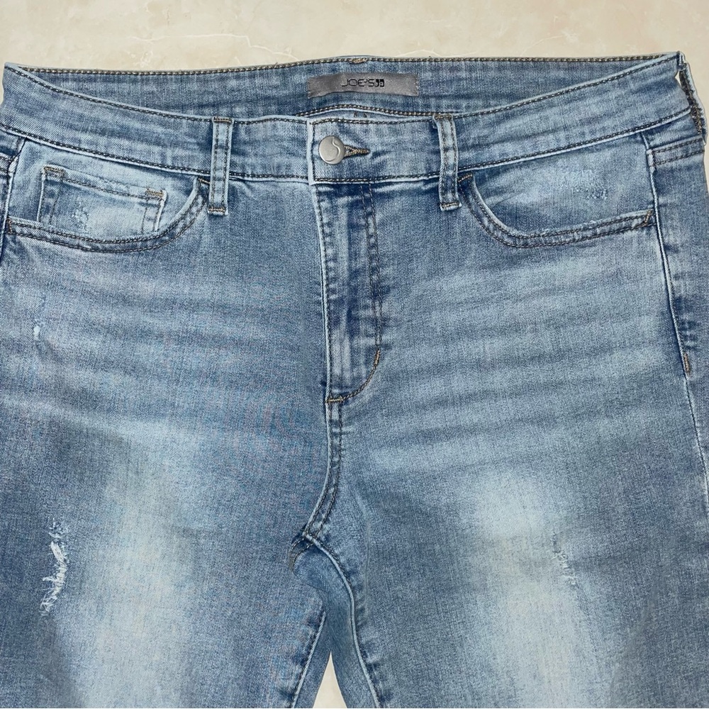 Joe’s Light Blue Skinny Jeans- Minor Distressed - Picture 4 of 16
